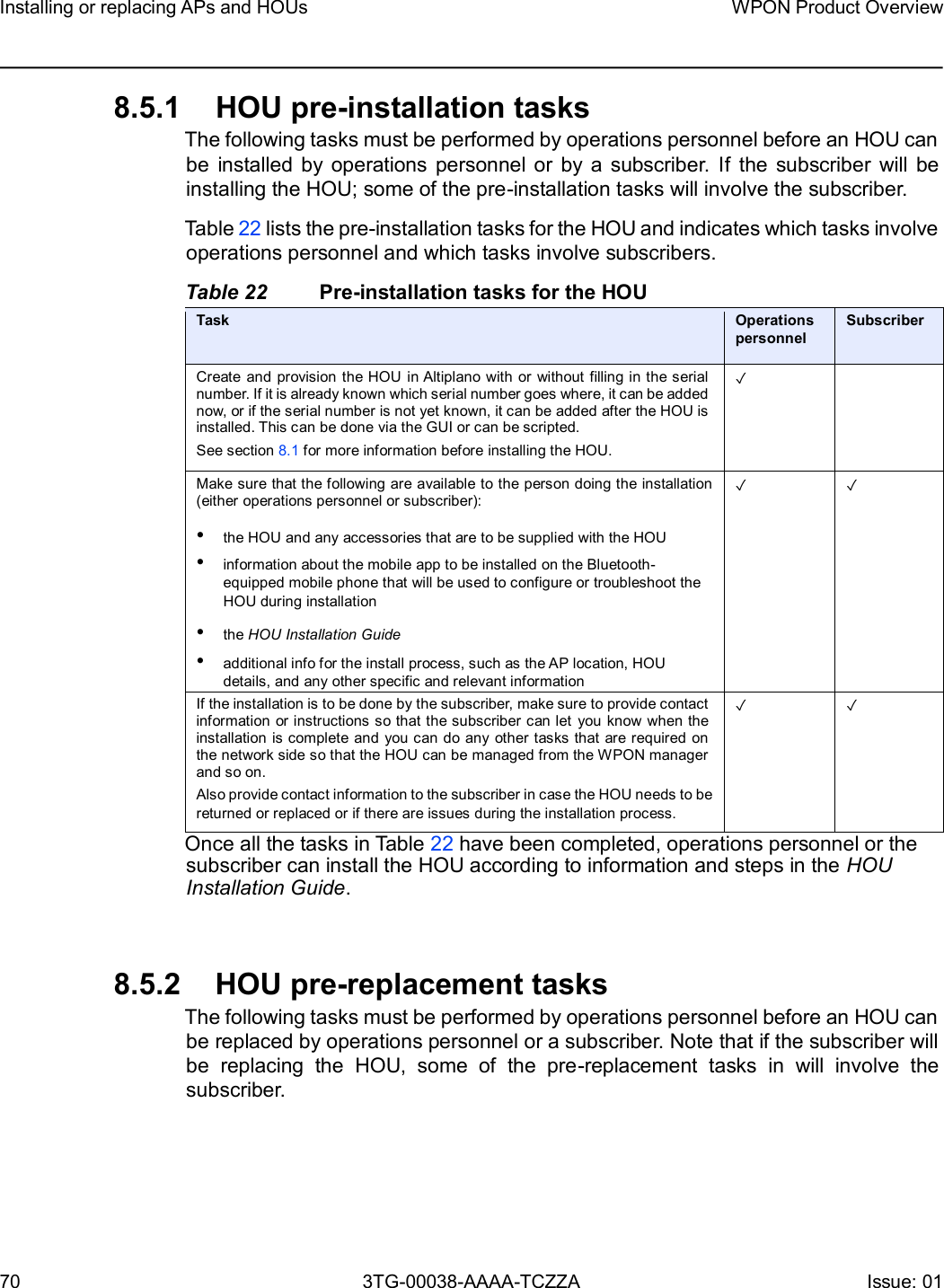 Page 70 of Nokia Bell 7577WPONAPAC WPON User Manual WPON Product Overview