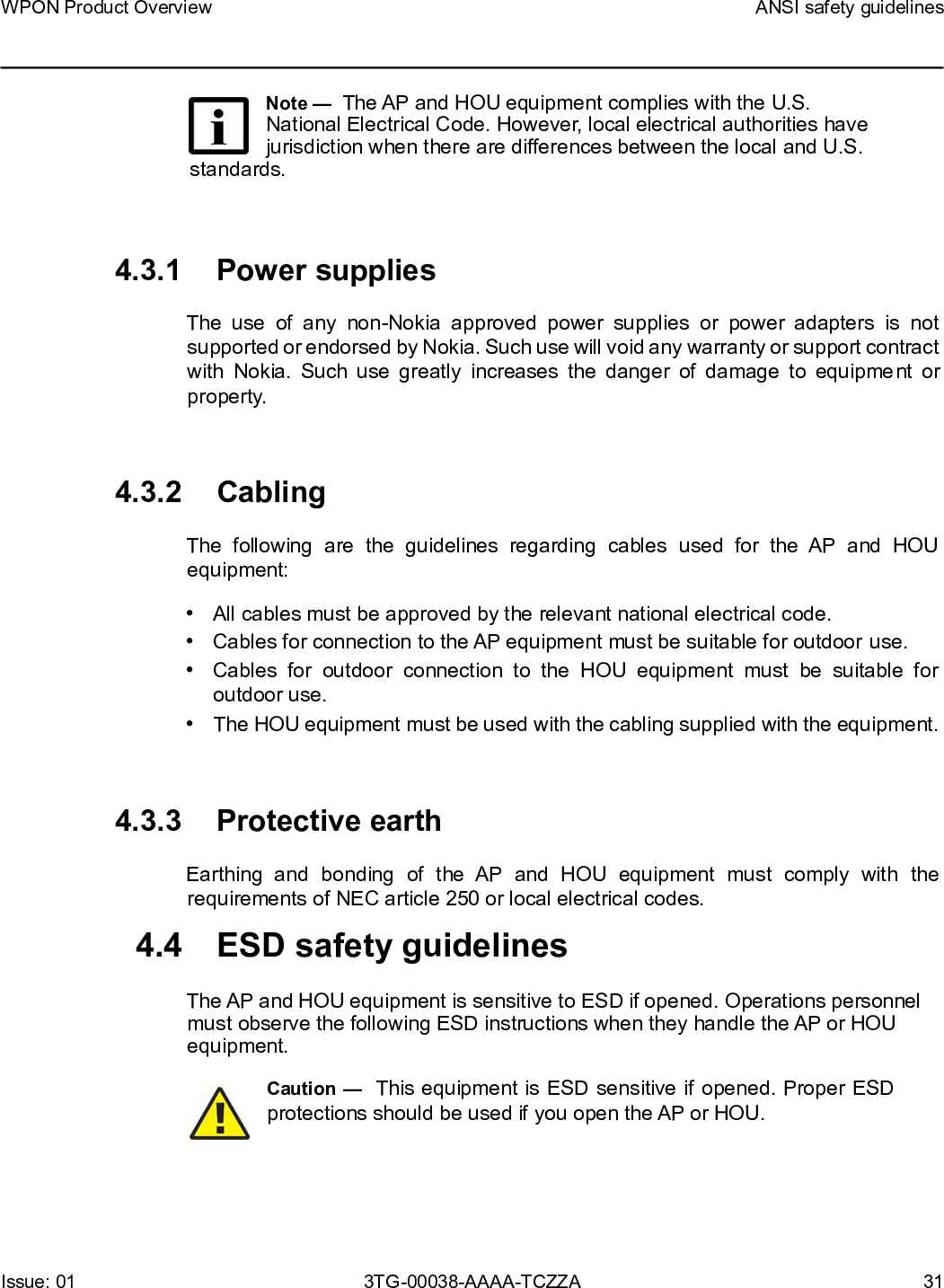 Page 31 of Nokia Bell 7577WPONAPDC WPON User Manual WPON Product Overview