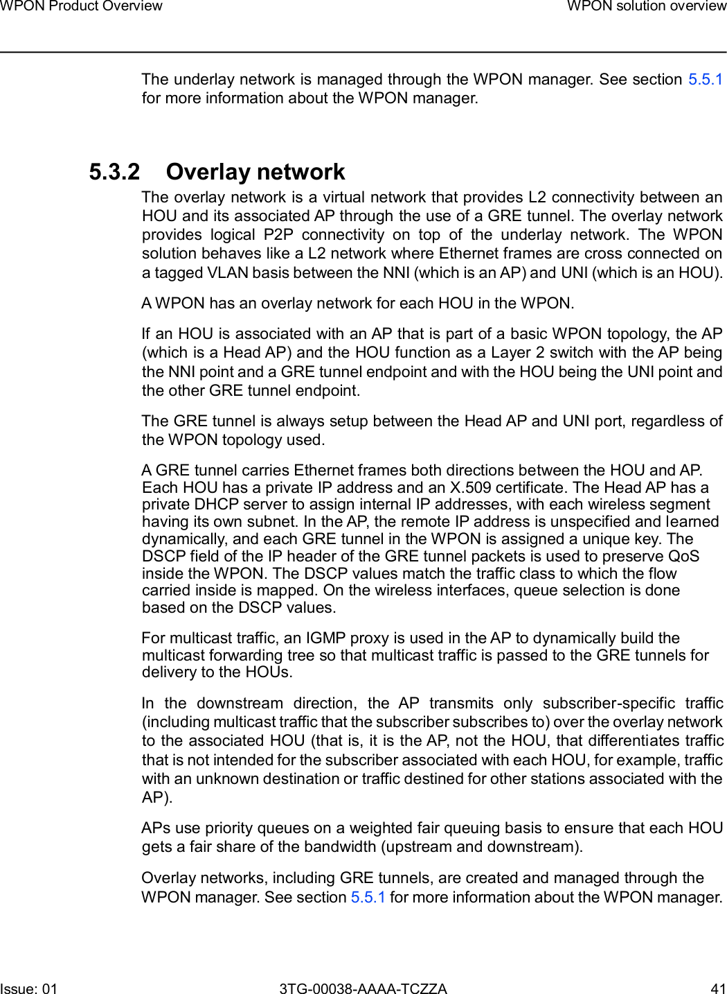 Page 41 of Nokia Bell 7577WPONAPED WPON User Manual WPON Product Overview