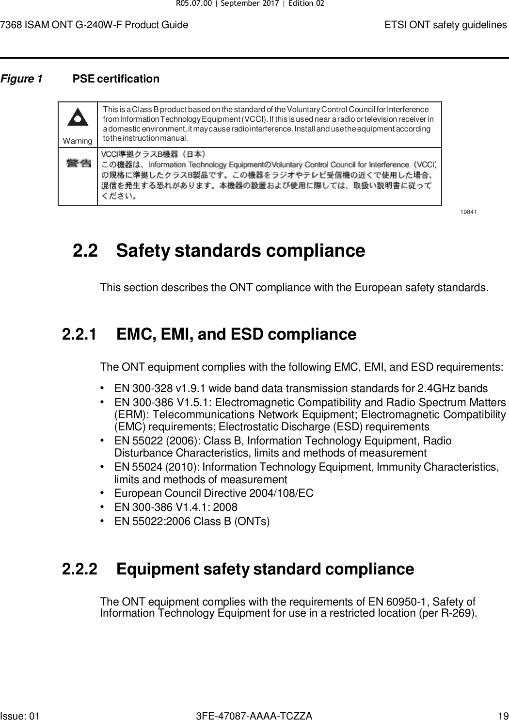 Page 17 of Nokia Bell G240WFV2 7368 ISAM GPON ONU User Manual 7368 ISAM ONT G 240W F Product Guide