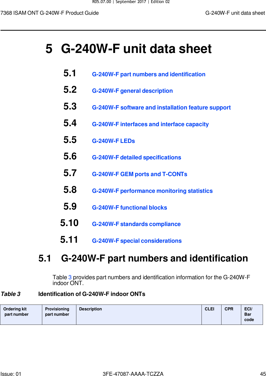 Page 41 of Nokia Bell G240WFV2 7368 ISAM GPON ONU User Manual 7368 ISAM ONT G 240W F Product Guide