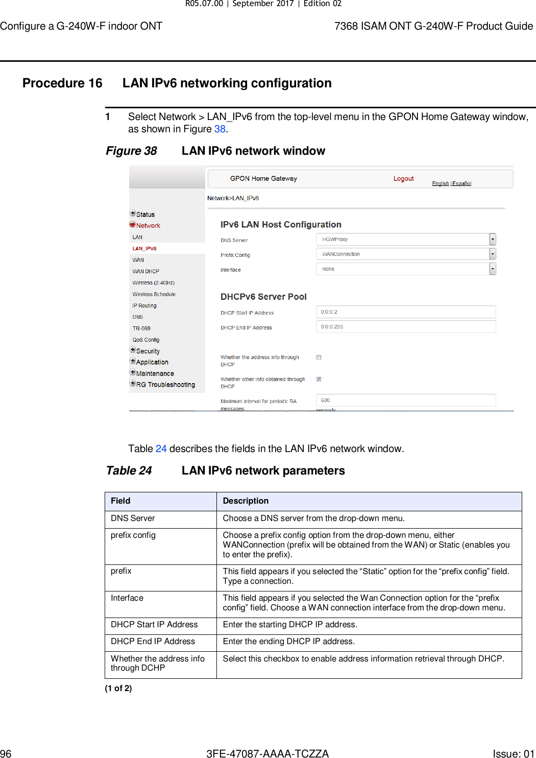 Page 90 of Nokia Bell G240WFV2 7368 ISAM GPON ONU User Manual 7368 ISAM ONT G 240W F Product Guide