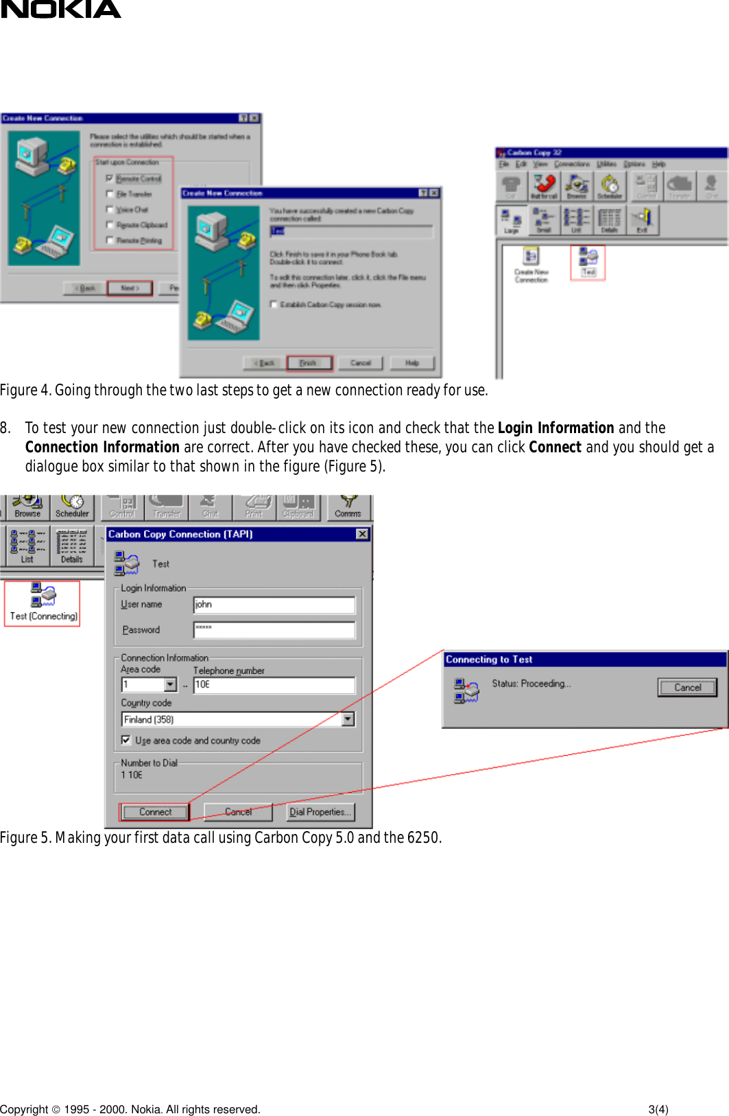 Page 3 of 4 - Nokia 6250 Using The With Carbon Copy 5.0 (PDF File) User Manual  To Fc71aff2-b394-4580-8860-d7a65c637cac