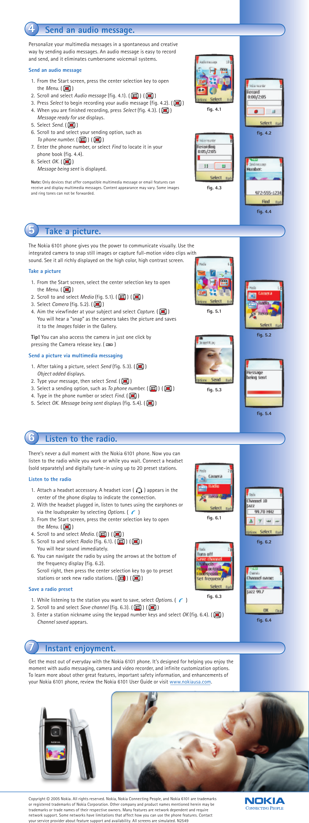 Page 2 of 2 - Nokia Nokia-6101-Quick-Start-Guide-  Nokia-6101-quick-start-guide