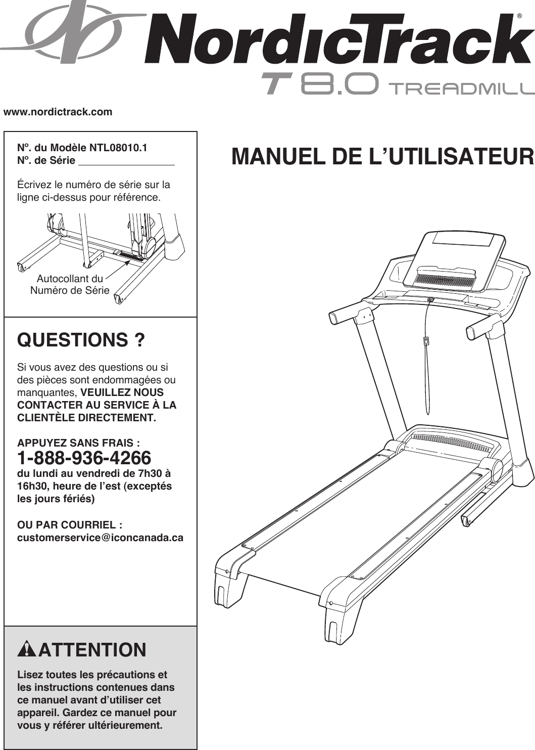 Nordic Track Ntl080101 Owner S Manual