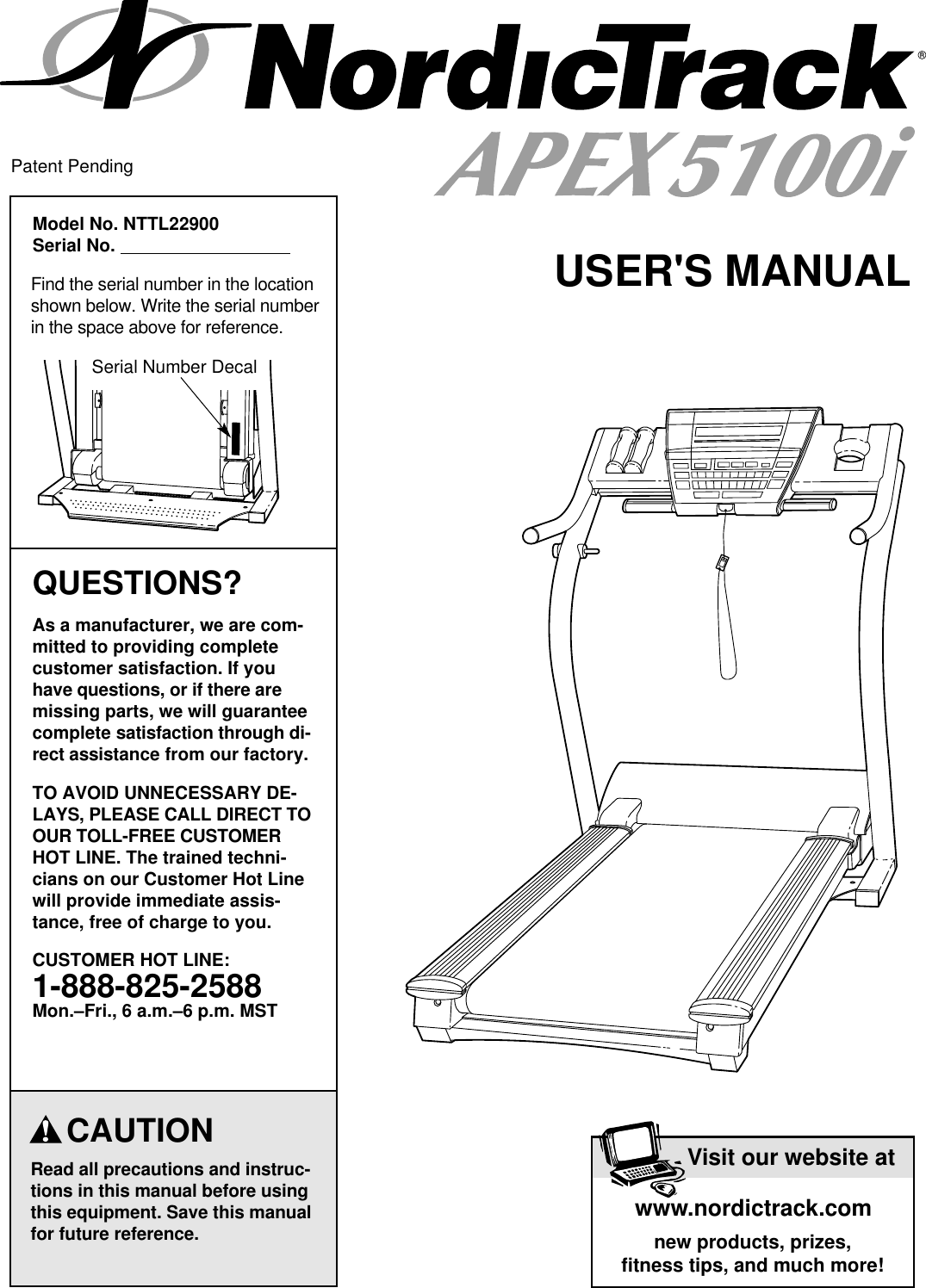 Nordic Track Nttl22900 Owner S Manual