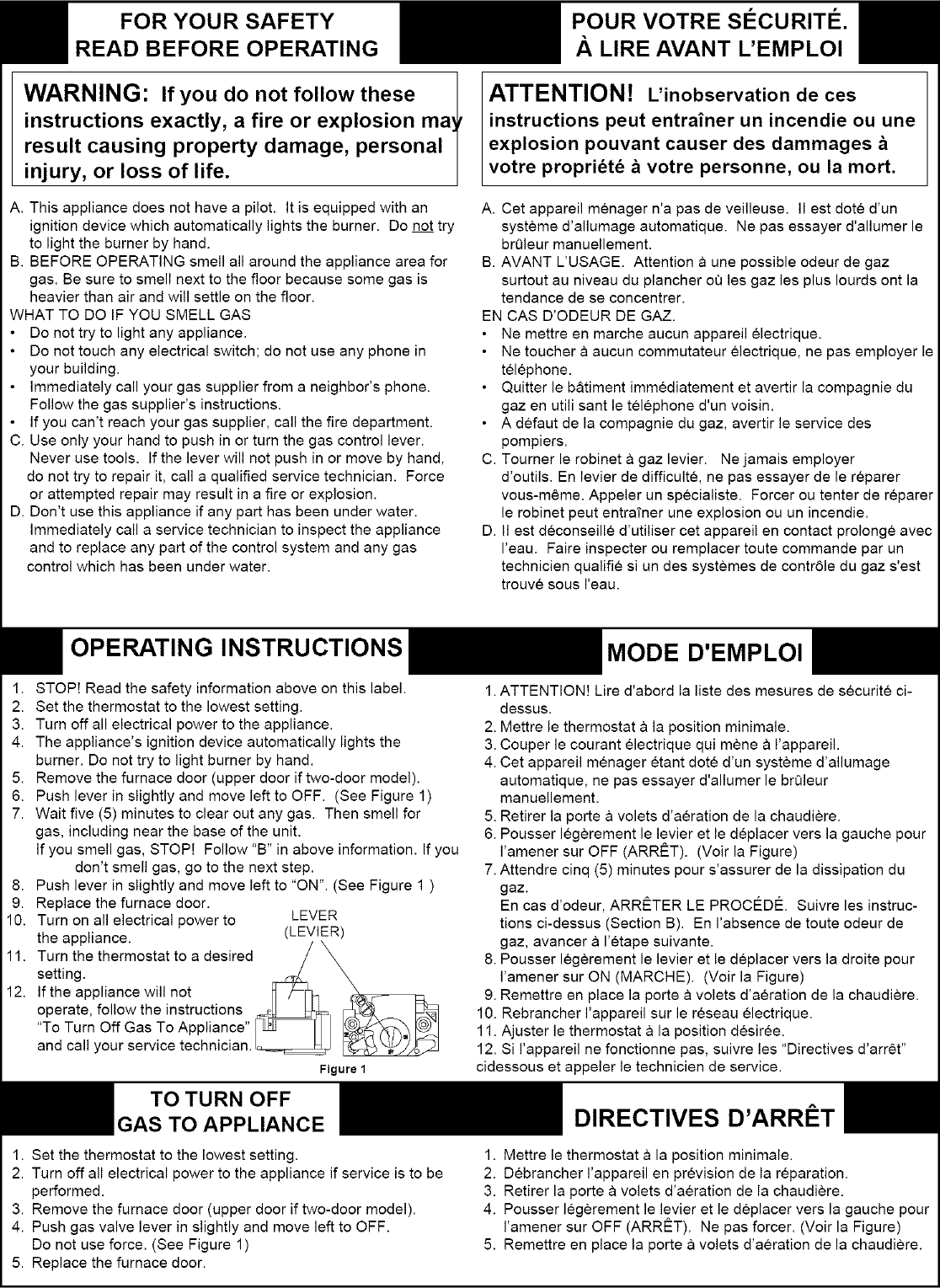 Page 7 of 8 - Nordyne M2RC-080A User Manual  FURNACE - Manuals And Guides L0612156