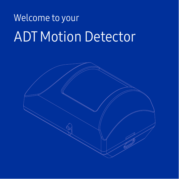 Welcome to yourADT Motion Detector