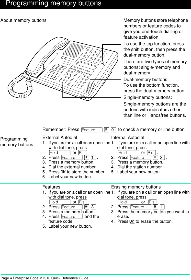 Page 6 of 8 - Nortel-Networks Nortel-Networks-Cell-Phone-M7310-Users-Manual- BCM 2.0 M7310 Quick Reference Guide  Nortel-networks-cell-phone-m7310-users-manual