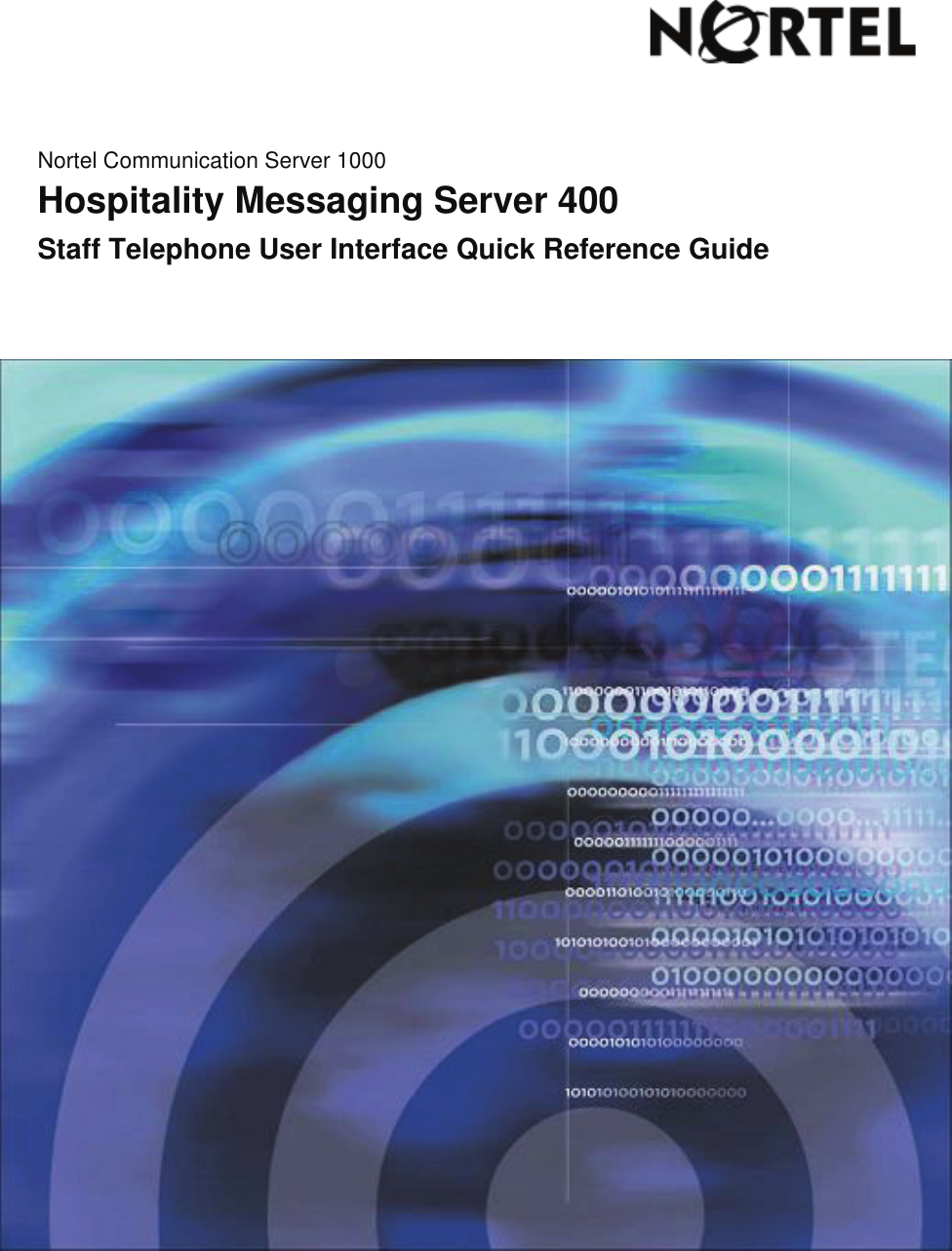 Page 1 of 8 - Nortel-Networks Nortel-Networks-Nortel-Baystack-Instant-Internet-400-Users-Manual- HMS400 Telephone User Interface (TUI)  Nortel-networks-nortel-baystack-instant-internet-400-users-manual