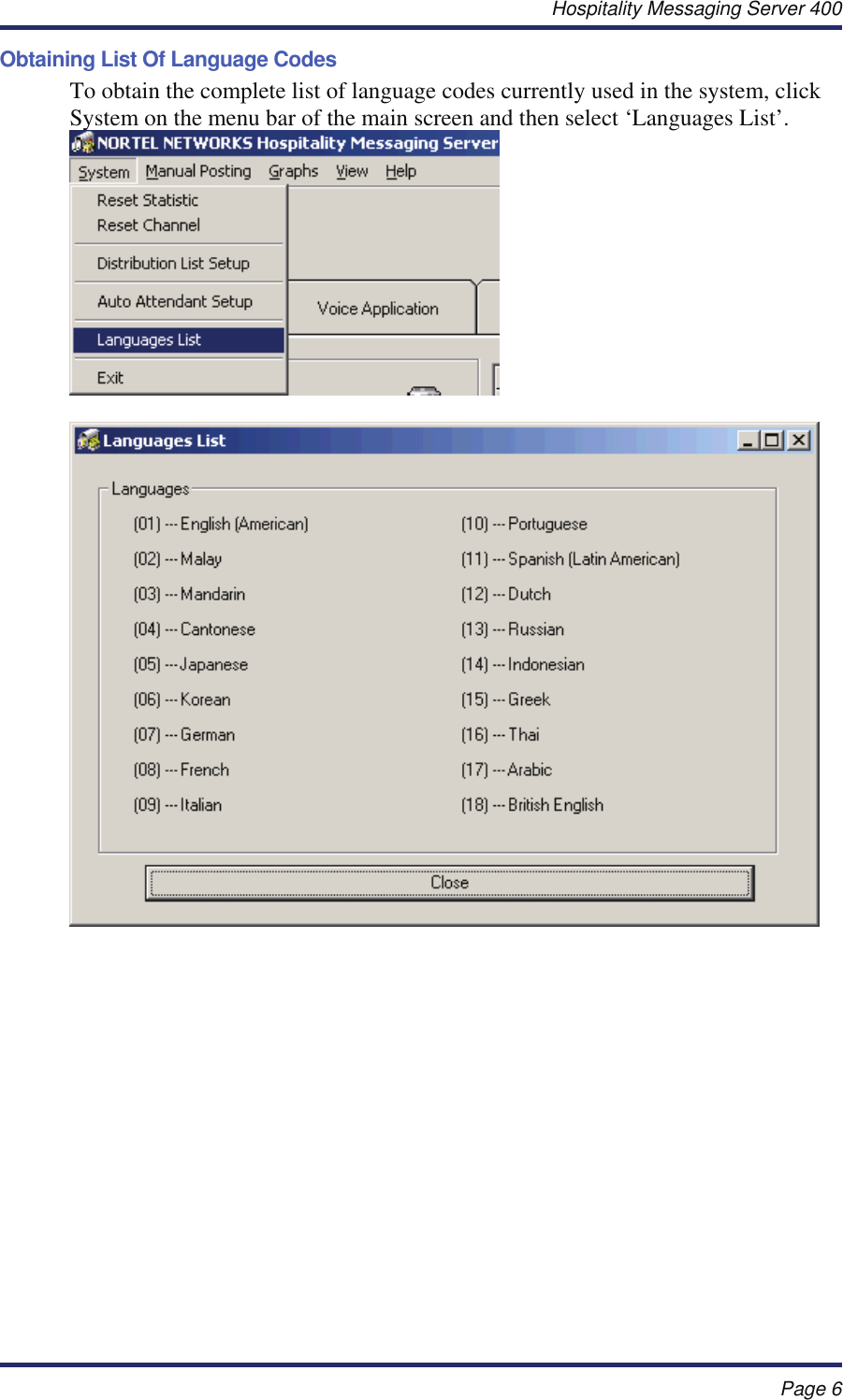 Page 6 of 8 - Nortel-Networks Nortel-Networks-Nortel-Baystack-Instant-Internet-400-Users-Manual- HMS400 Telephone User Interface (TUI)  Nortel-networks-nortel-baystack-instant-internet-400-users-manual