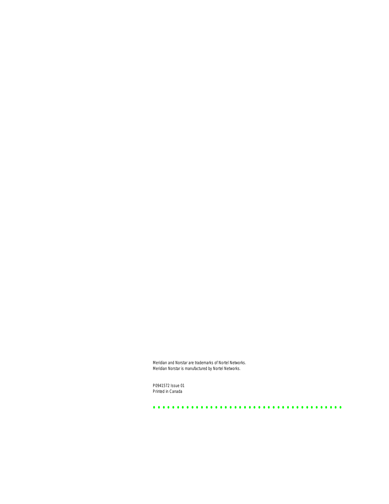 Page 6 of 6 - Nortel-Networks Nortel-Networks-Telephone-M7310-Users-Manual- Norstar ICS Hospitality Features Card  Nortel-networks-telephone-m7310-users-manual