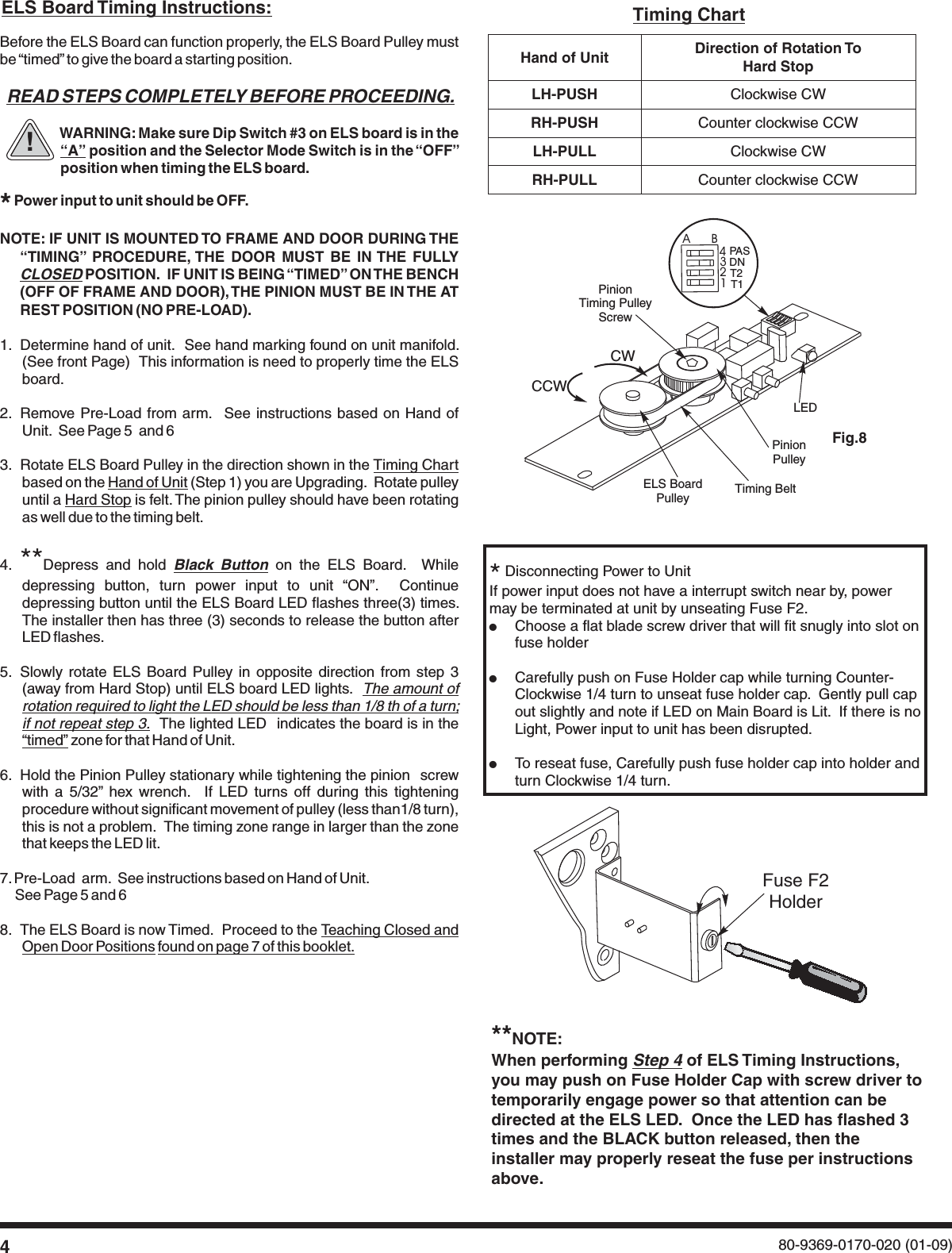 Page 4 of 8 - Norton 80-9369-0170-020 (01-09) 6600/6700 ELS Upgrade Kit