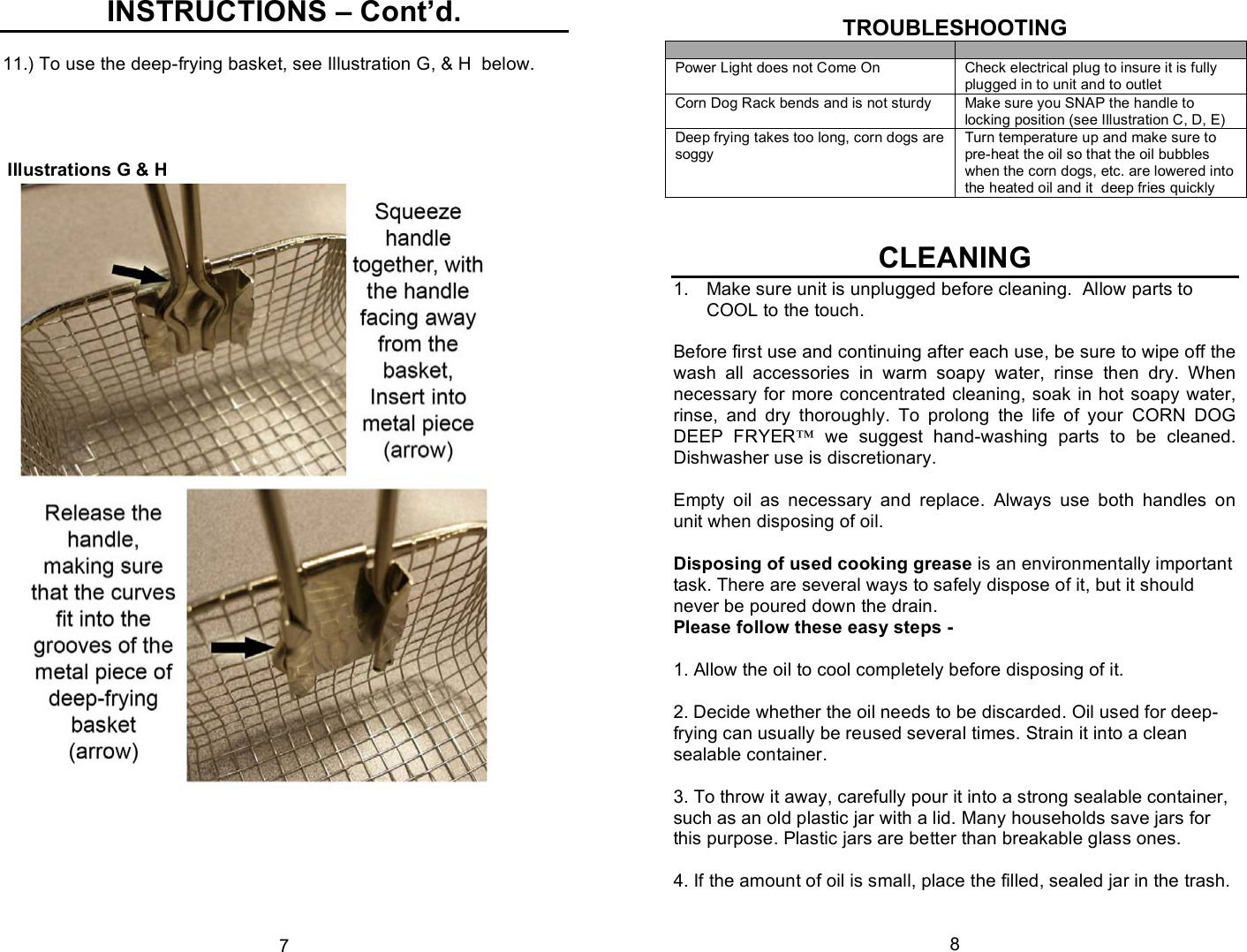 Page 5 of 8 - Nostalgia-Electrics Nostalgia-Electrics-Cdc-596-Users-Manual CDC-596 9-1-09