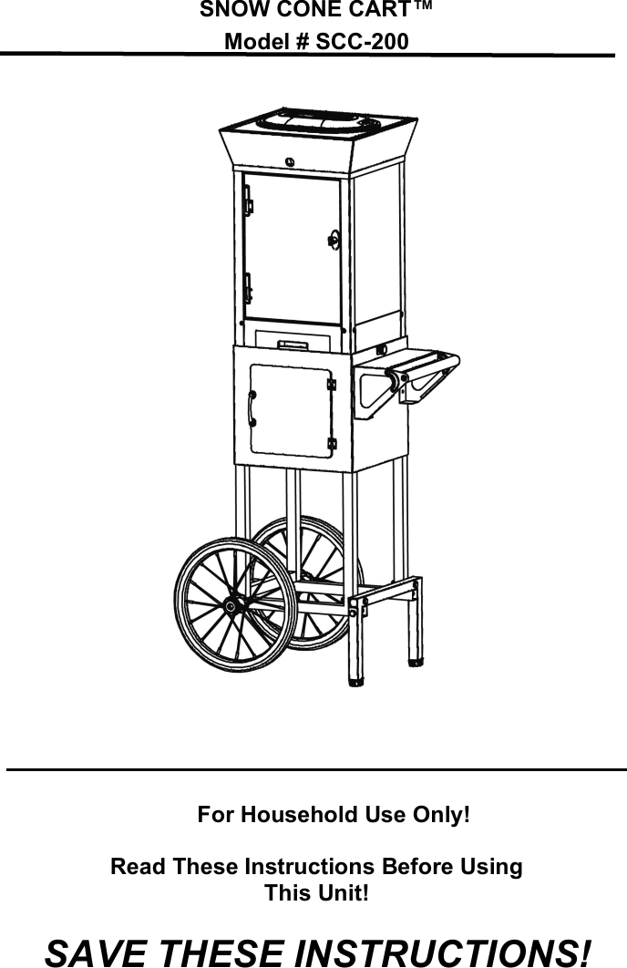 Vintage Snow Cone Maker Nostalgia Products
