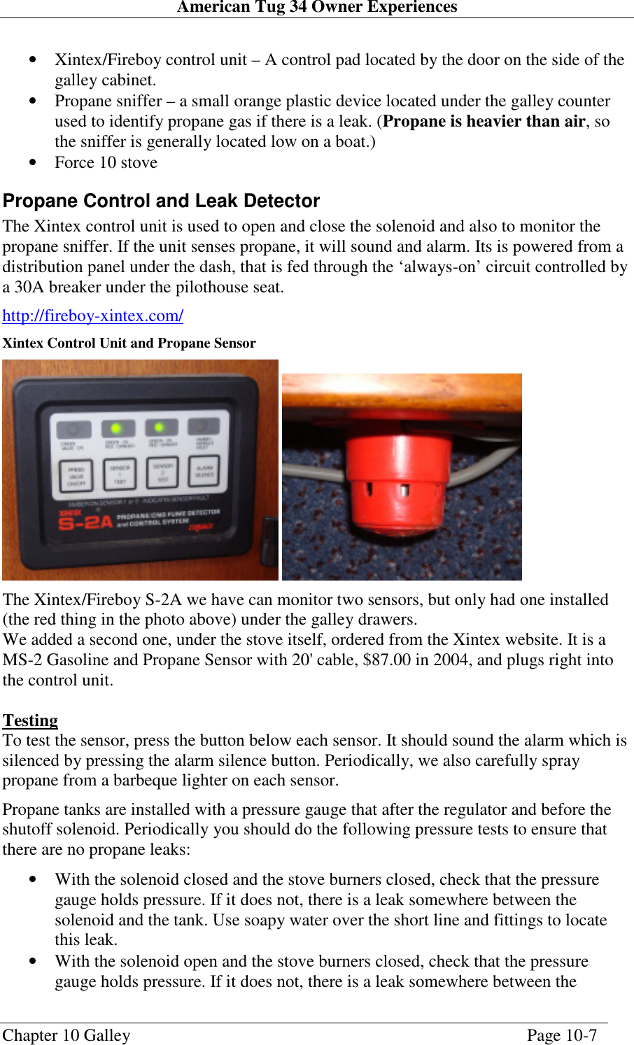 Page 7 of 9 - Nova-Kool Nova-Kool-Chapter-10-Users-Manual American Tug 34 Owners Experiences V1.1