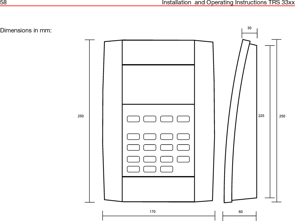 Installation and Operating Instructions TRS 33xx 59