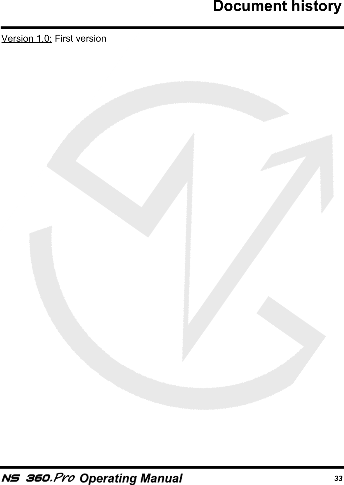 33Version 1.0: First versionDocument history