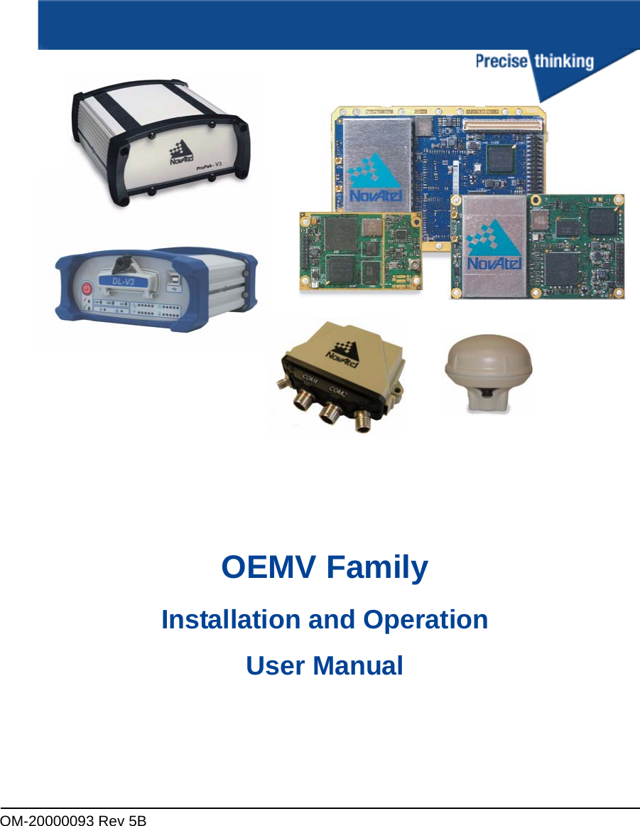 OM-20000093 Rev 5BOEMV Family Installation and OperationUser Manual
