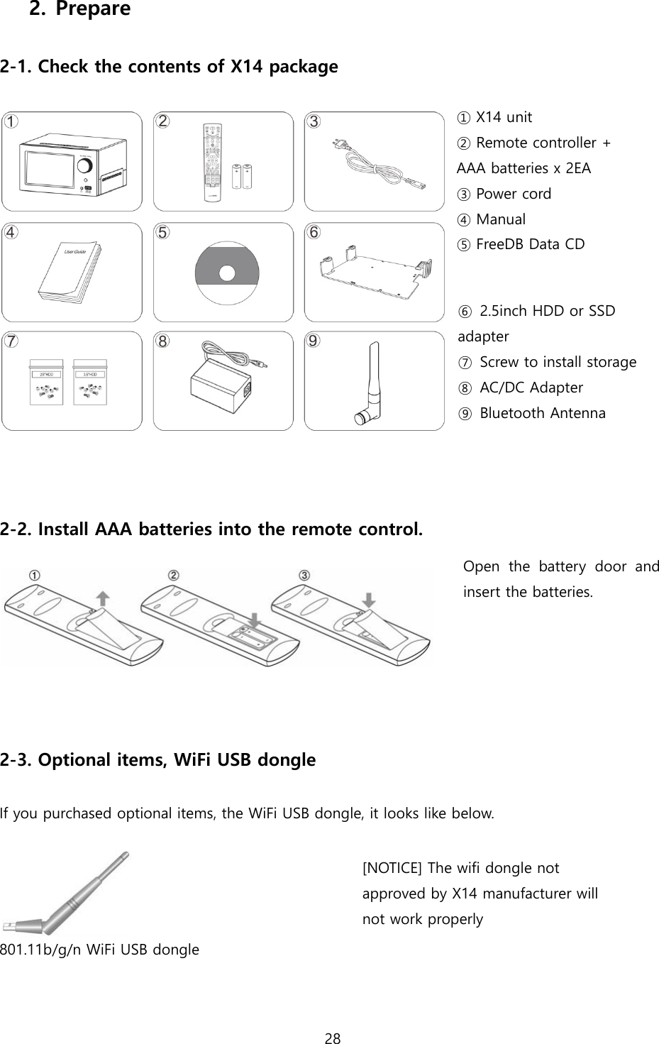Page 28 of Novatron X14 HiFi-Audio User Manual X14  English ver1 1
