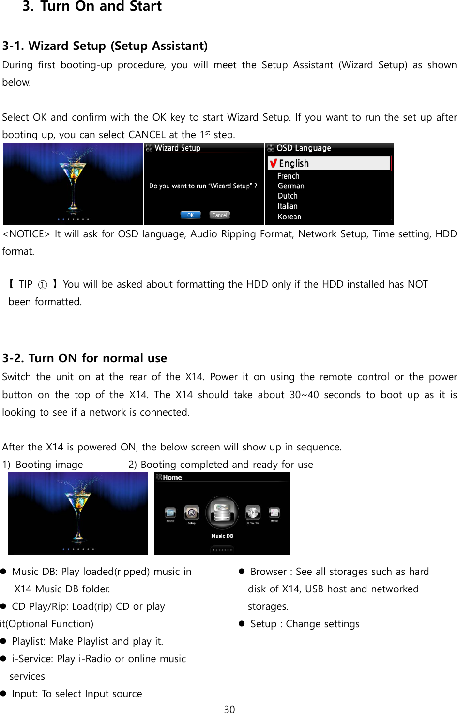 Page 30 of Novatron X14 HiFi-Audio User Manual X14  English ver1 1