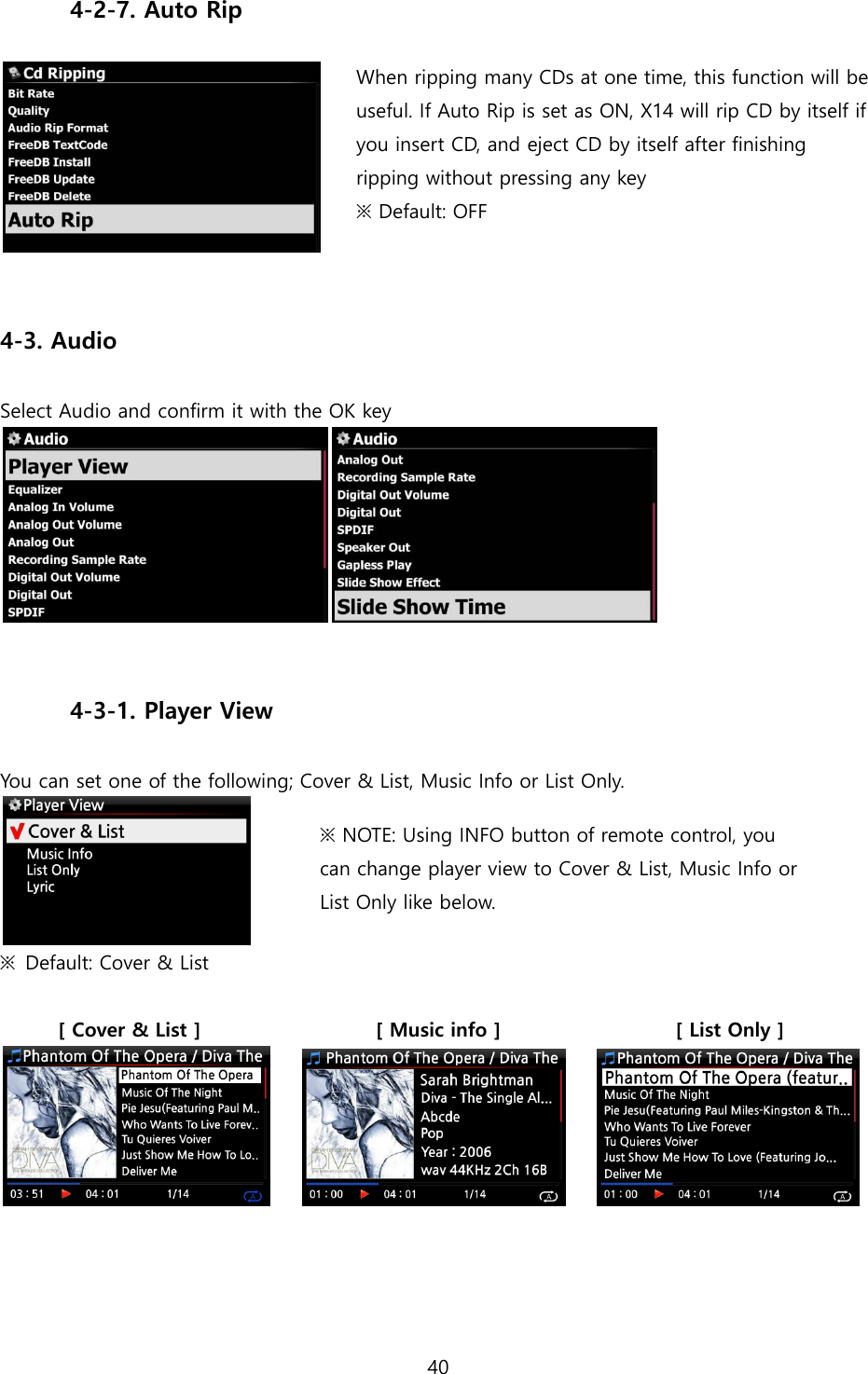 Page 40 of Novatron X14 HiFi-Audio User Manual X14  English ver1 1