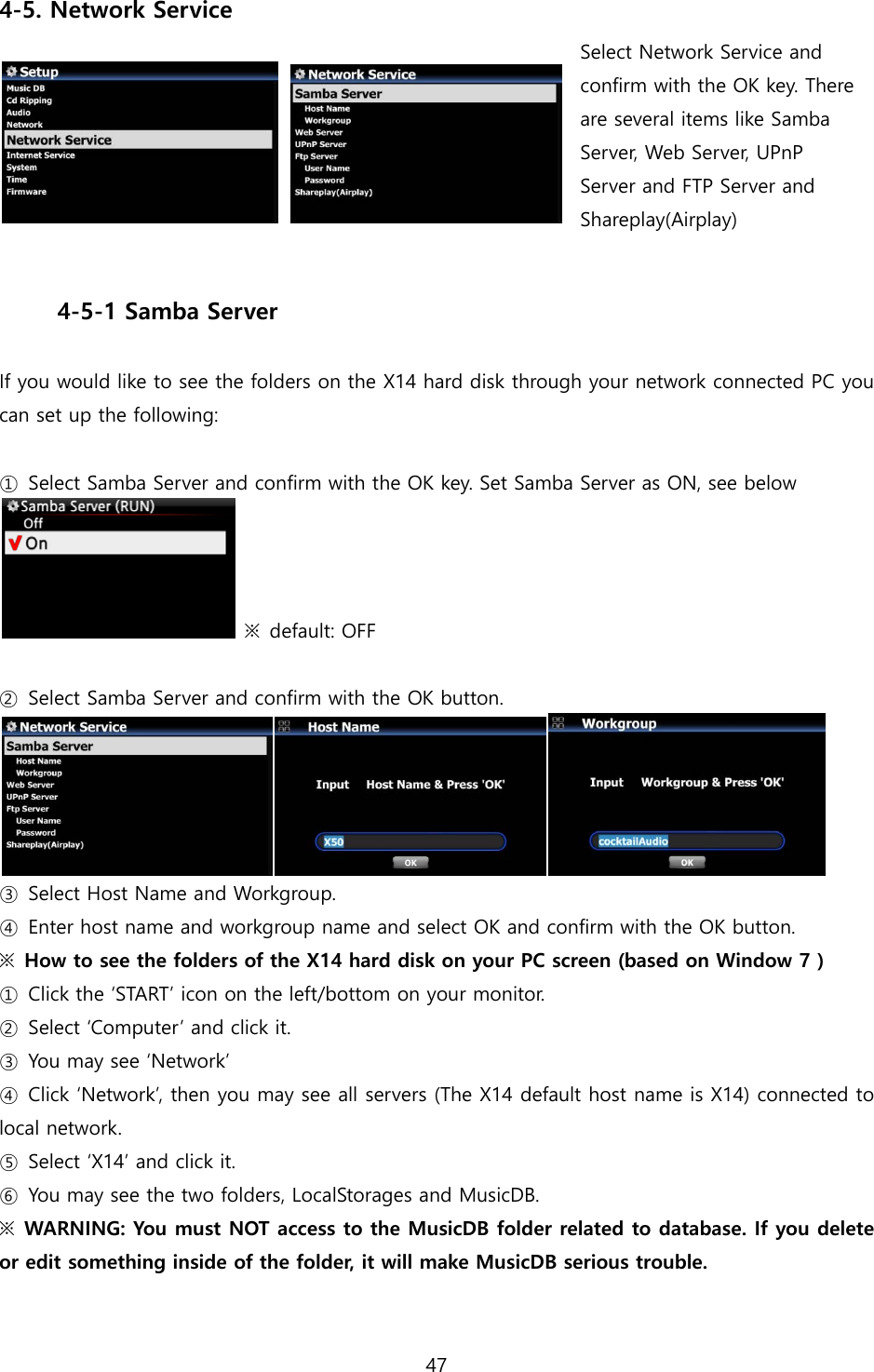 Page 47 of Novatron X14 HiFi-Audio User Manual X14  English ver1 1