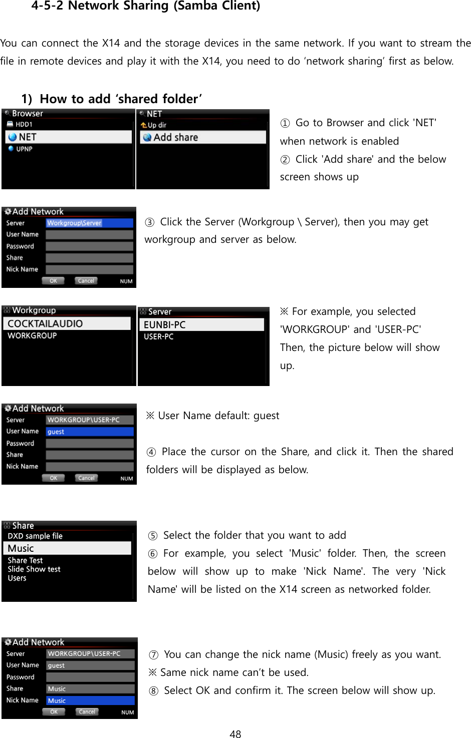 Page 48 of Novatron X14 HiFi-Audio User Manual X14  English ver1 1