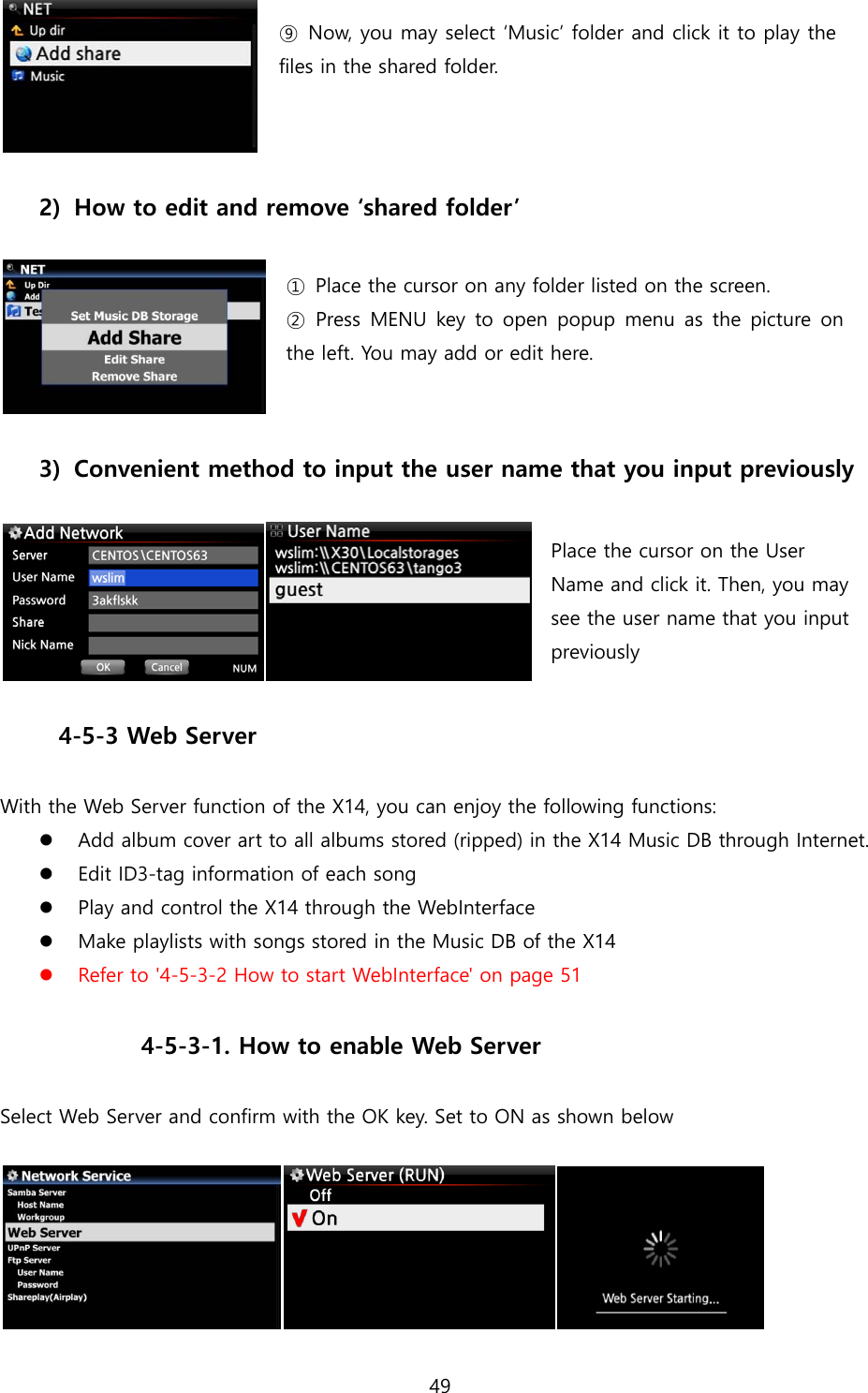 Page 49 of Novatron X14 HiFi-Audio User Manual X14  English ver1 1