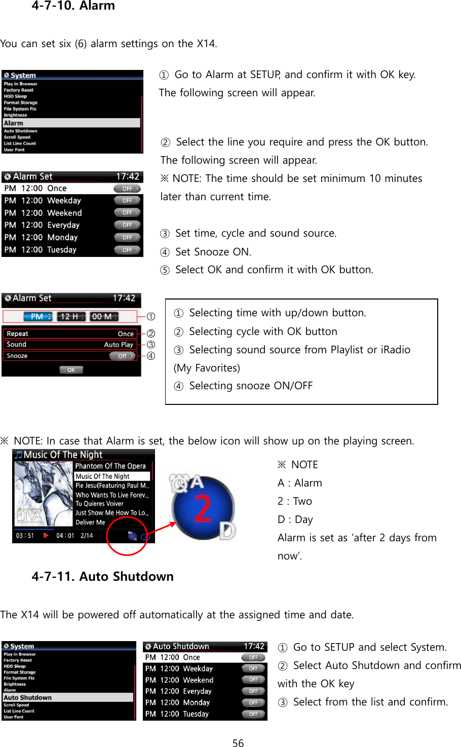 Page 56 of Novatron X14 HiFi-Audio User Manual X14  English ver1 1