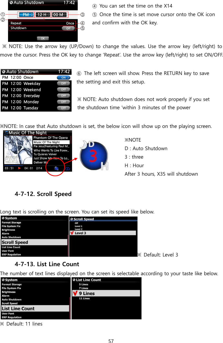 Page 57 of Novatron X14 HiFi-Audio User Manual X14  English ver1 1