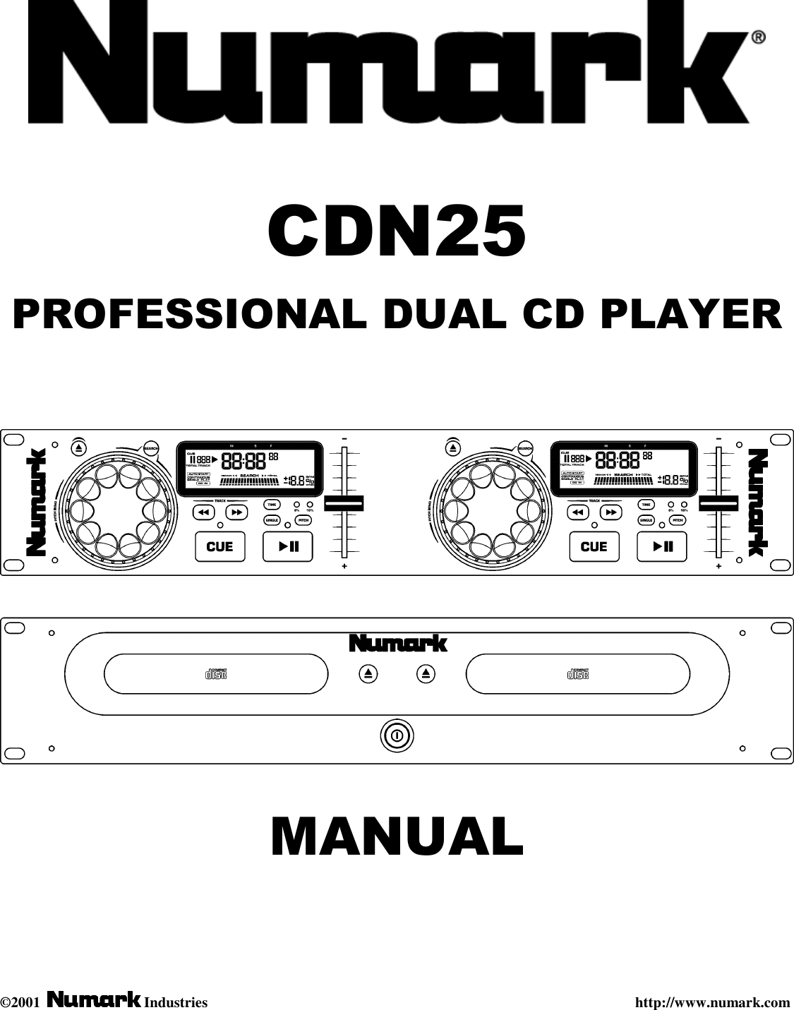 Numark Industries Cdn25 Users Manual Open/Close