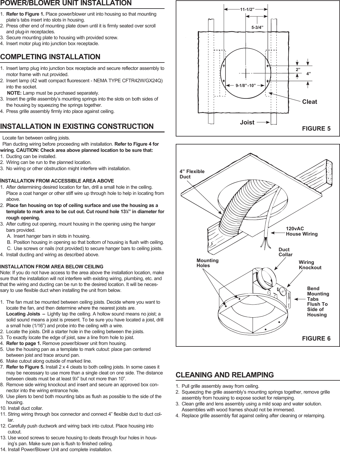 Page 3 of 12 - Nutone Nutone-8663Rft-Users-Manual-  Nutone-8663rft-users-manual