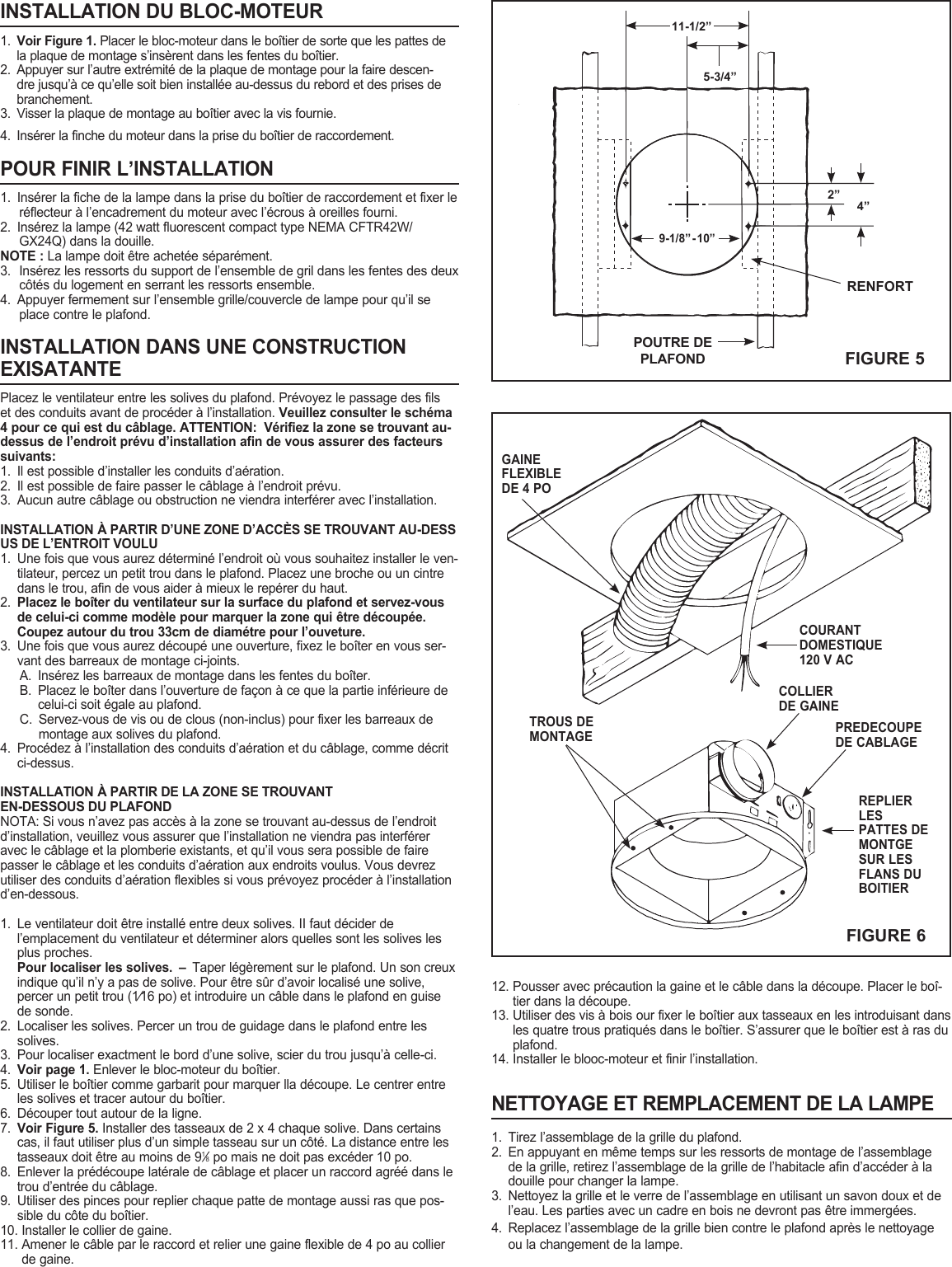 Page 6 of 12 - Nutone Nutone-8663Rft-Users-Manual-  Nutone-8663rft-users-manual