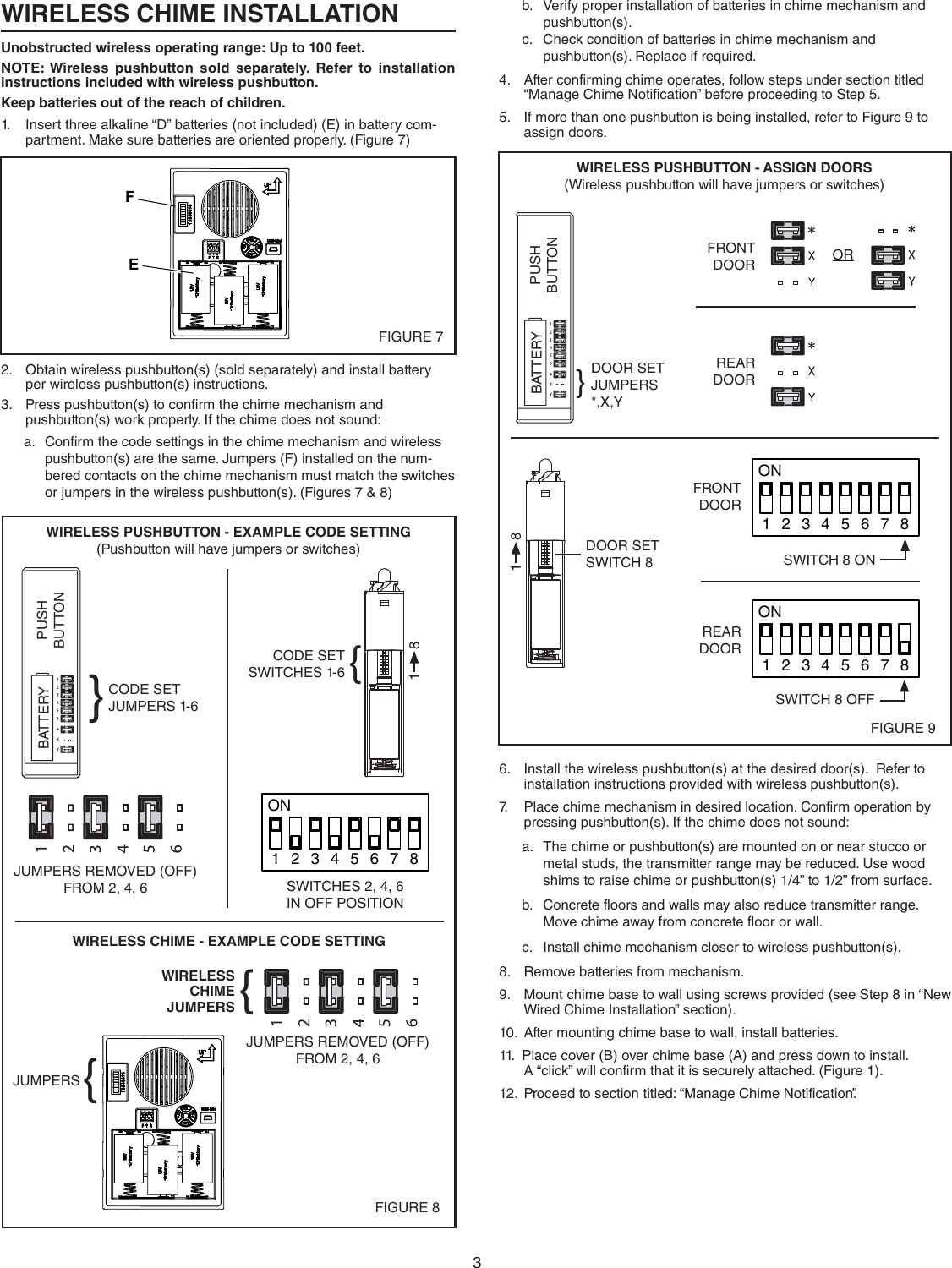 Page 3 of 8 - Nutone Nutone-La600Wh-Quick-Start-Guide