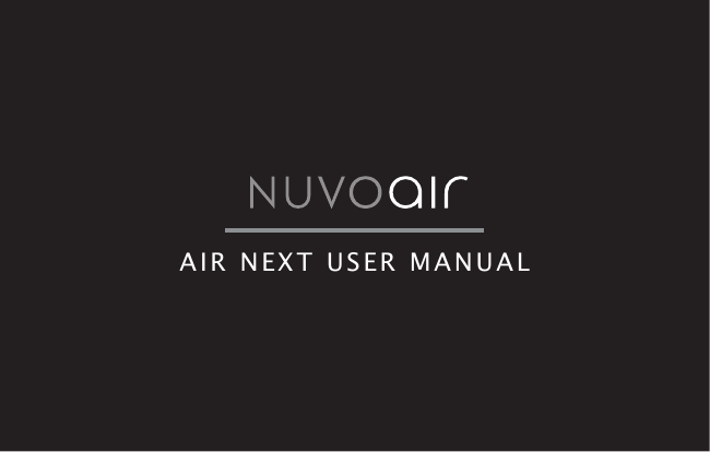 AIR NEXT USER MANUAL