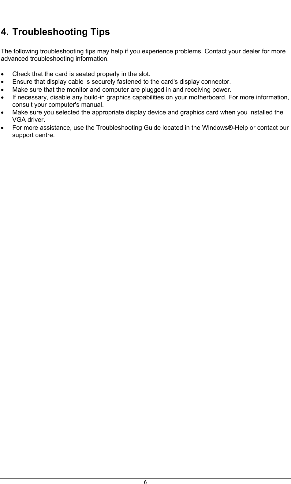 Nvidia Geforce 8400Gs Users Manual