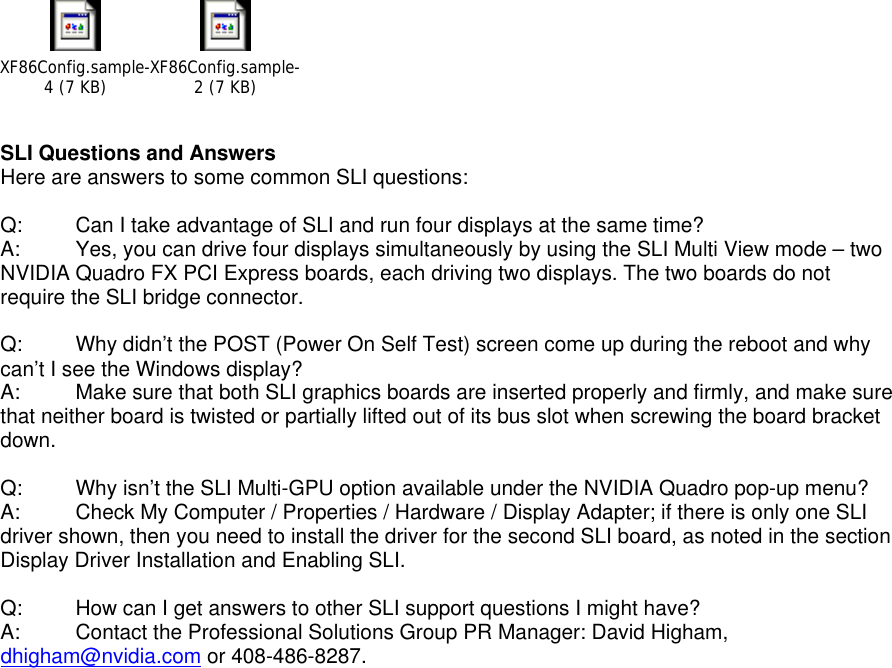 Page 9 of 9 - Nvidia Nvidia-Nvidia-Quadro-Users-Manual- SLI For Quadro  Nvidia-nvidia-quadro-users-manual