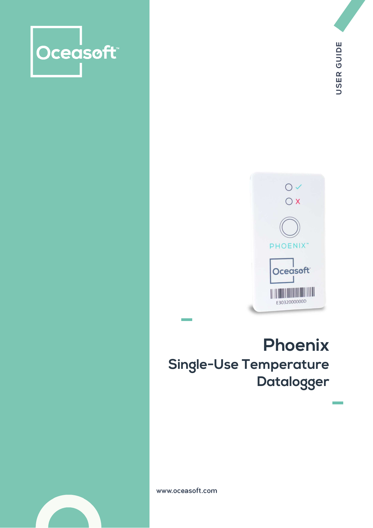        Phoenix Single-Use Temperature Datalogger USER GUIDE 