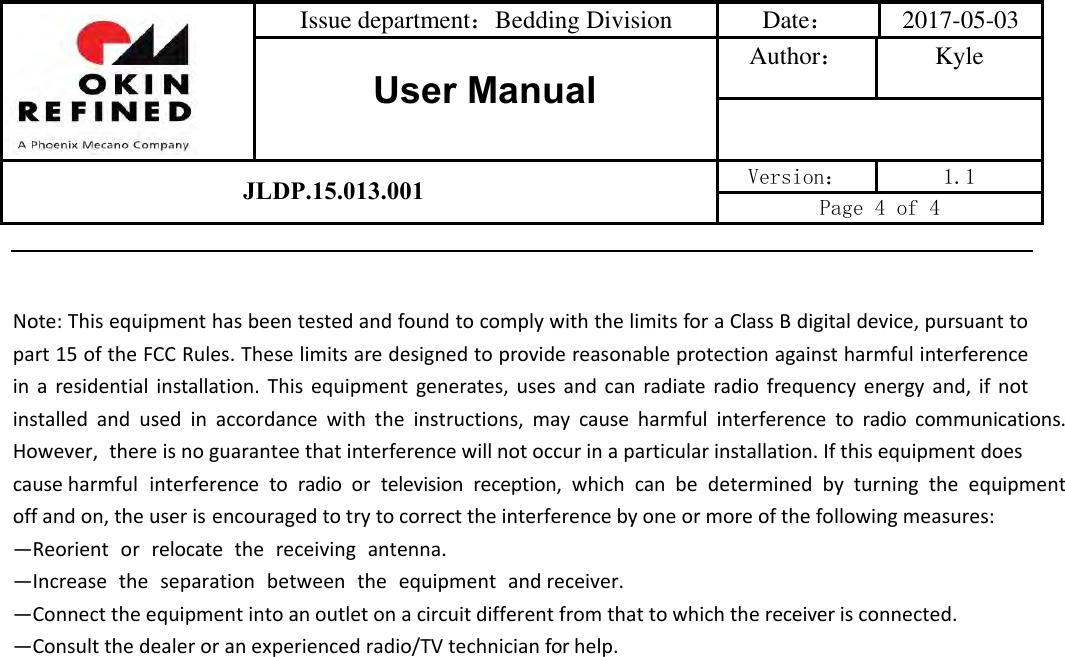 Page 5 of OKIN Refined Electric Technology JLDP15013 Control Box User Manual CU358 2 A 