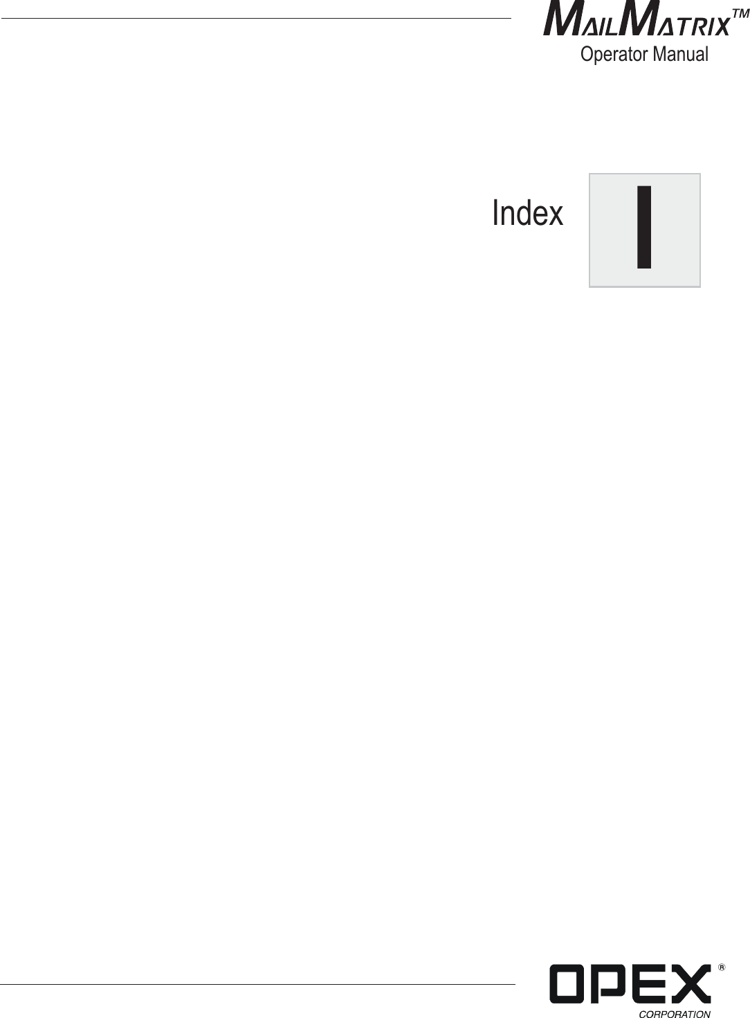 IOperator ManualIndex