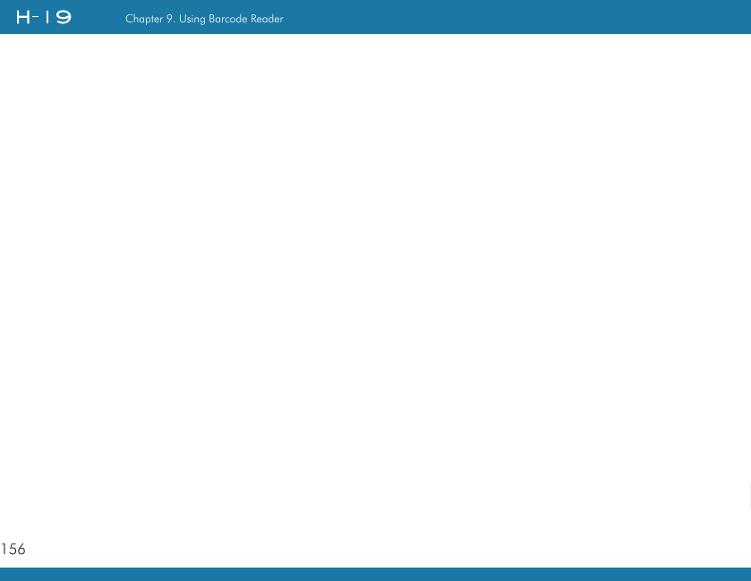 156Chapter 9. Using Barcode Reader   