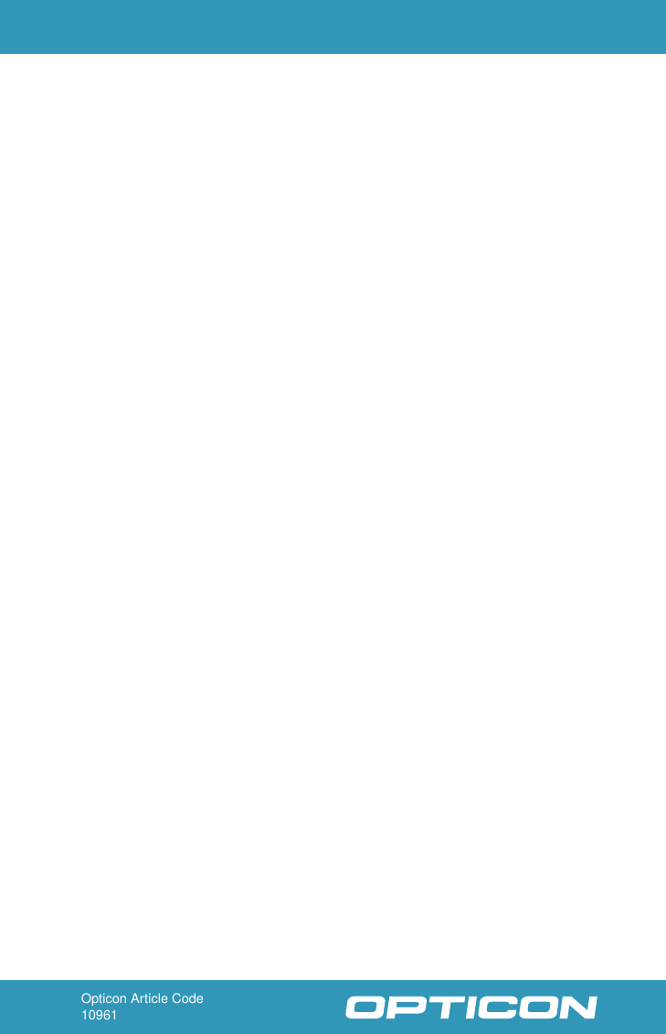 Opticon Article Code10961