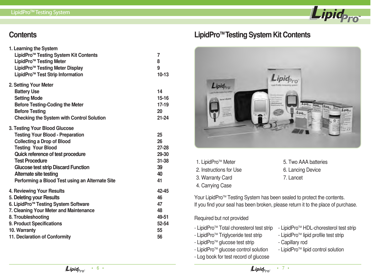 Page 4 of OSANG Healthcare ILM-0001A-RF Lipid profile and glucose measuring system for self testing User Manual Manua  Cover