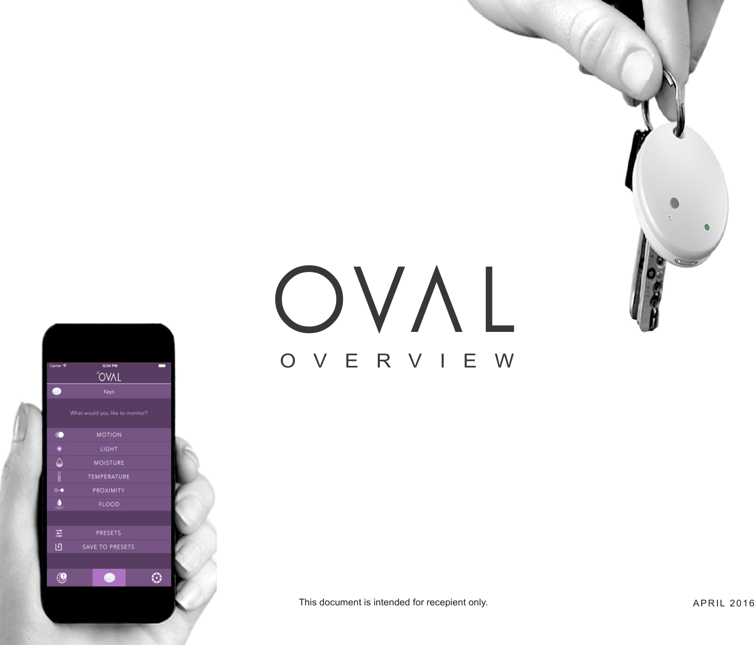 Page 1 of OVAL DIGITAL OVALGATEWAY OVAL SMART SENSOR SYSTEM User Manual 
