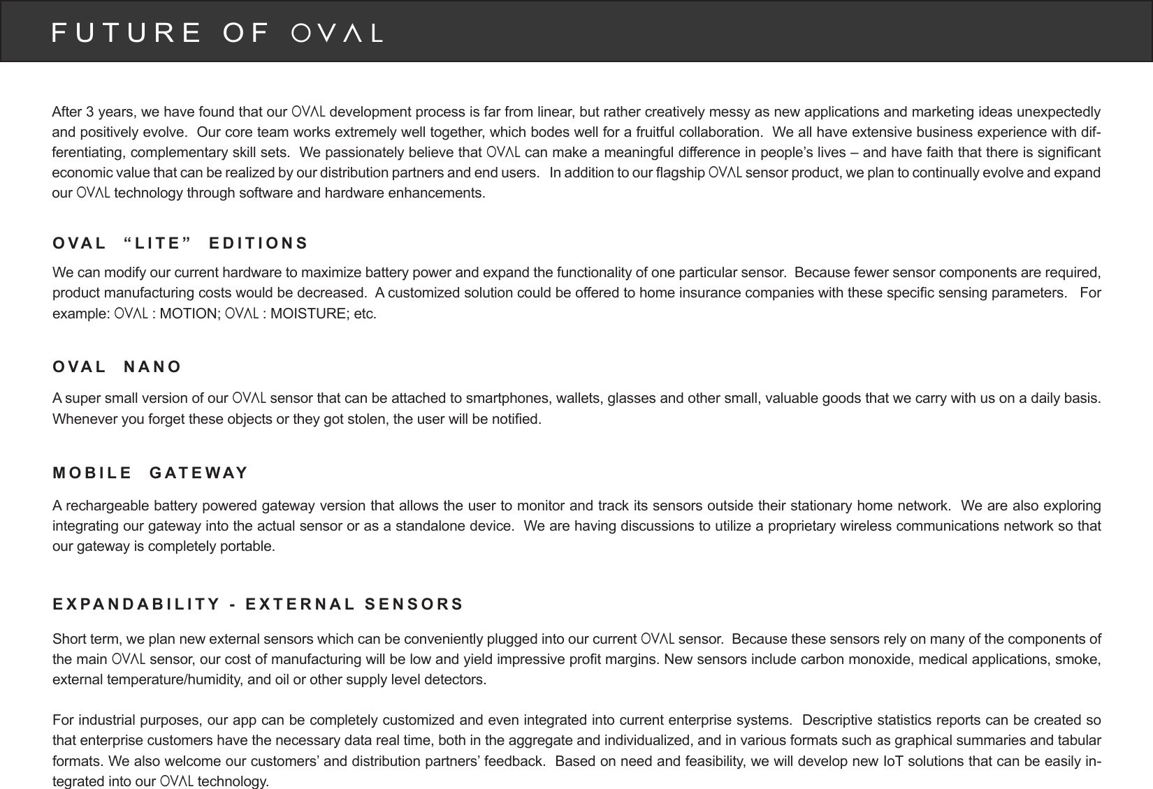 Page 21 of OVAL DIGITAL OVALGATEWAY OVAL SMART SENSOR SYSTEM User Manual 