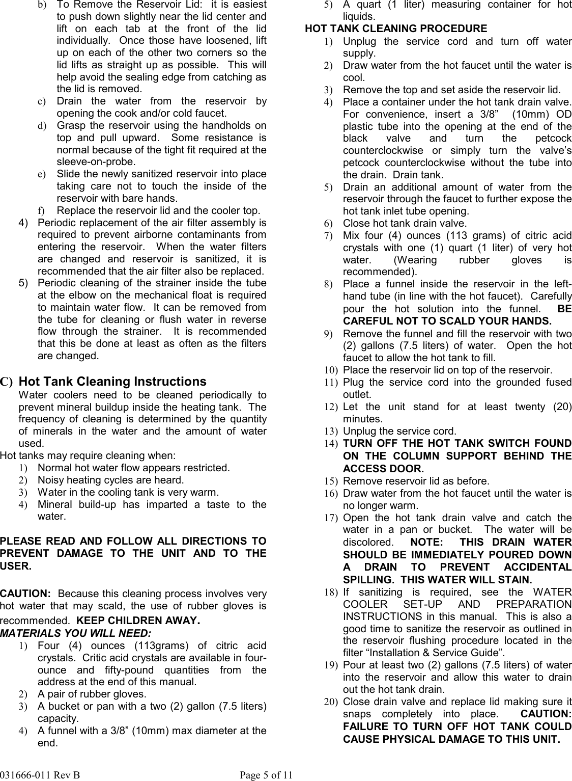 Page 5 of 11 - Oasis-Concepts Oasis-Concepts-Pht1Aqk-Users-Manual- Installation And Service Guide  Oasis-concepts-pht1aqk-users-manual