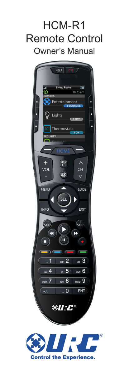 HCM-R1Remote Control Owner’s Manual