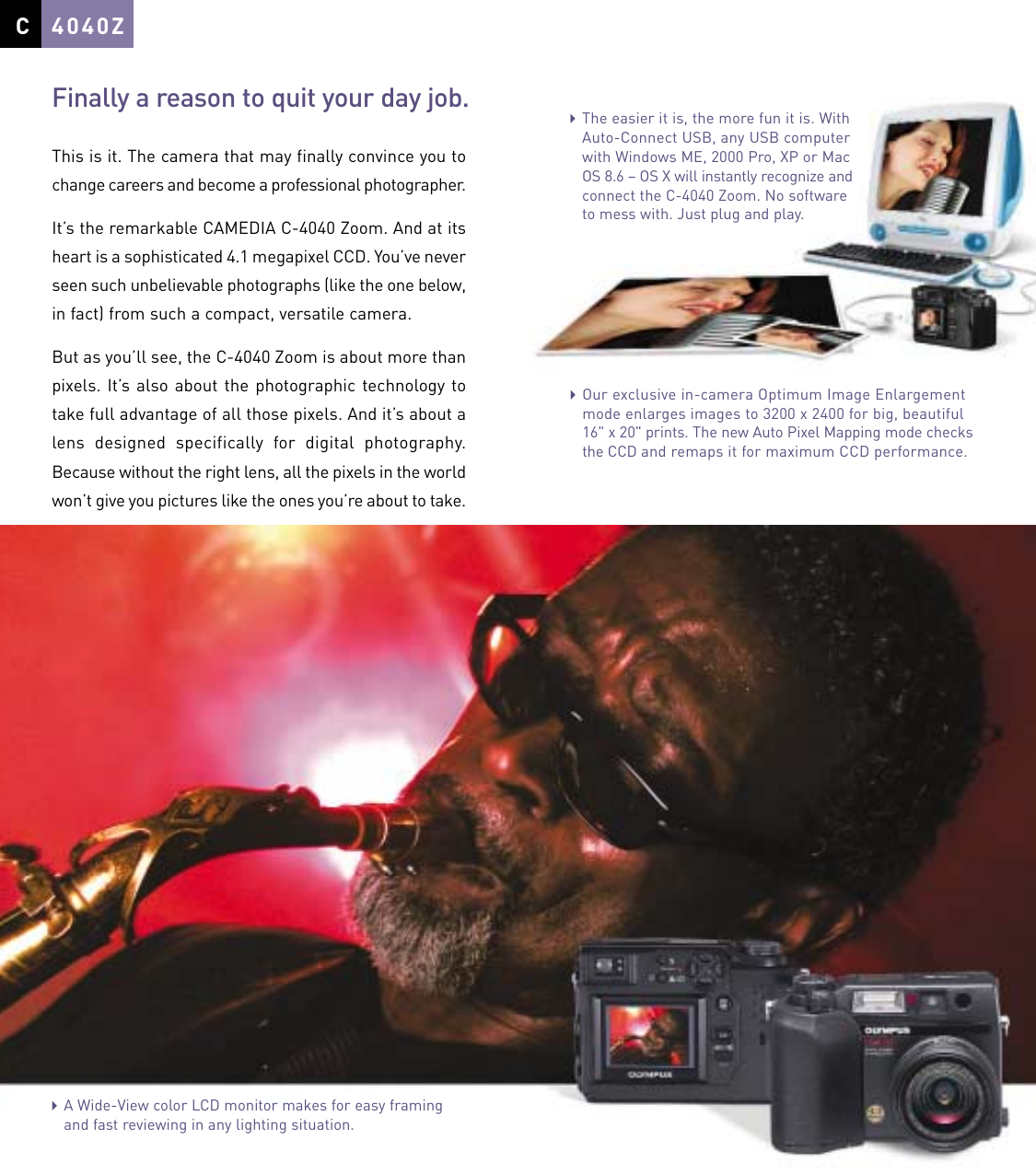 Page 2 of 4 - Olympus Olympus-Camedia-C-4040-Users-Manual- OI-964-01 C-4040 Broch.M5  Olympus-camedia-c-4040-users-manual