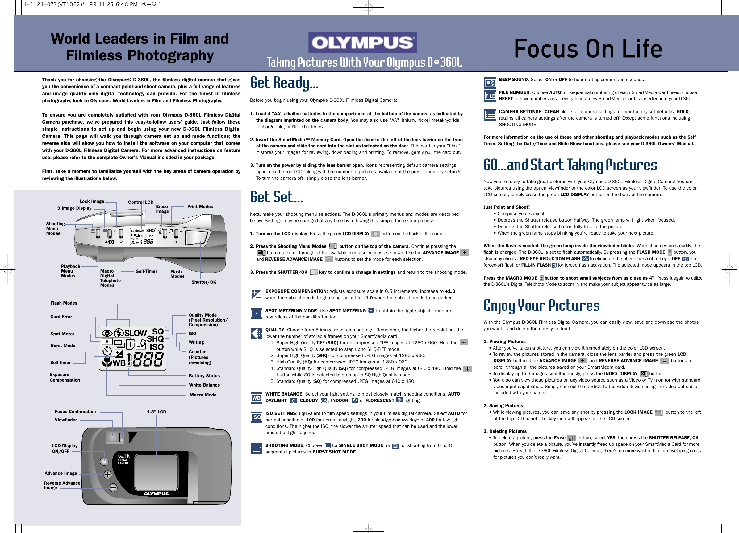 Olympus Camedia D 360L Quick Start Manual 360L_Quick_Start_Guide_EN